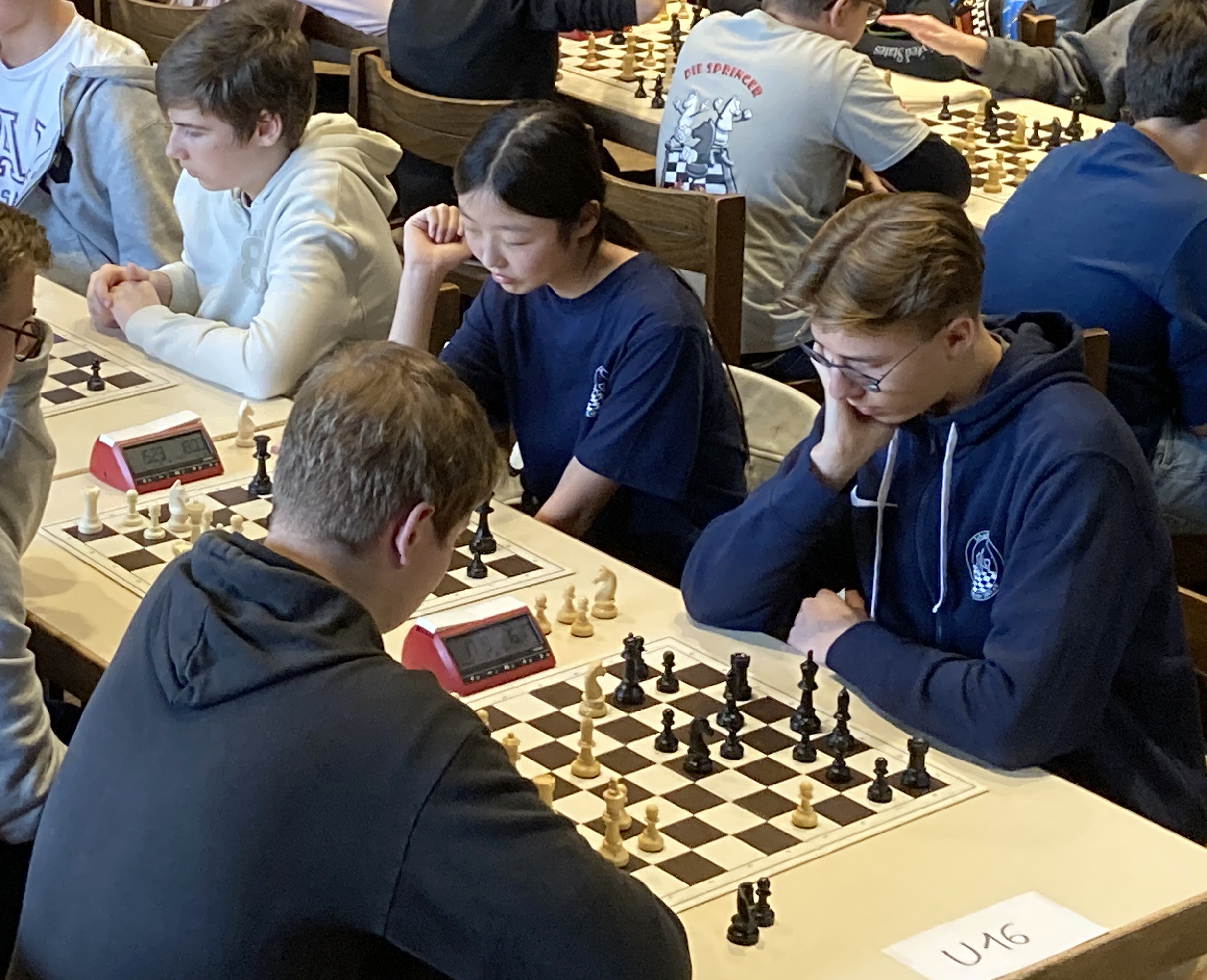Unsere U16 bei der Arbeit